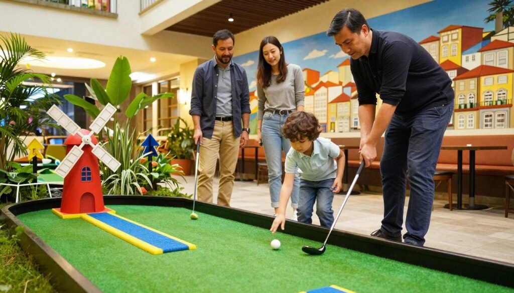 Pitch & Putt indoor no Porto