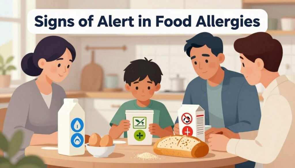 Sinais de alerta nas alergias alimentares