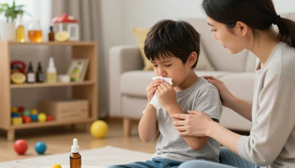 causas tosse e ranho em crianças