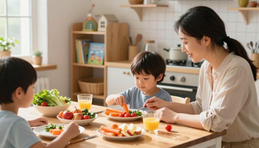 estratégias para alimentar crianças